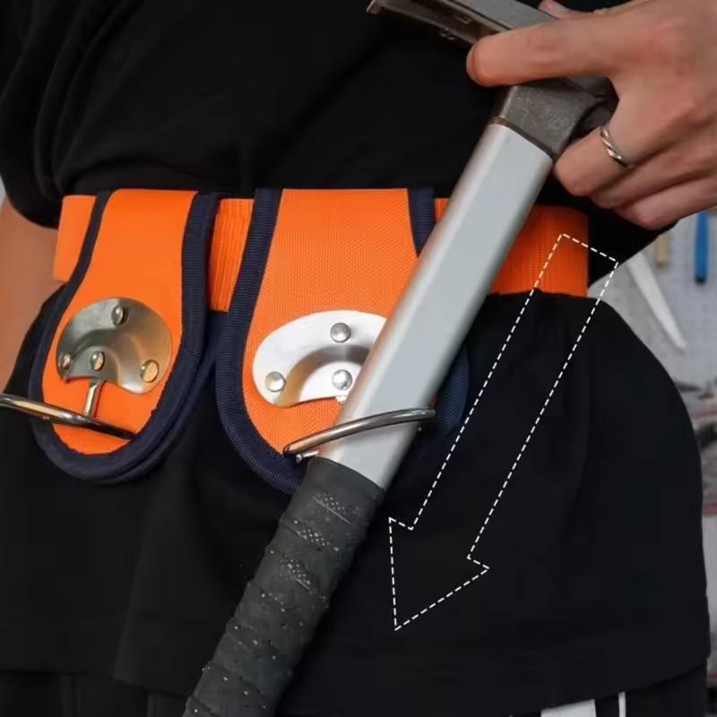 Tool Belt Hammer Loop Holder Secure Hook for Construction and DIY Use