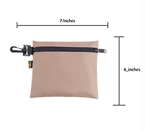 CLC Custom Leathercraft 1100 Multi-Purpose Clip-on Zippered Pack of 1, Multi