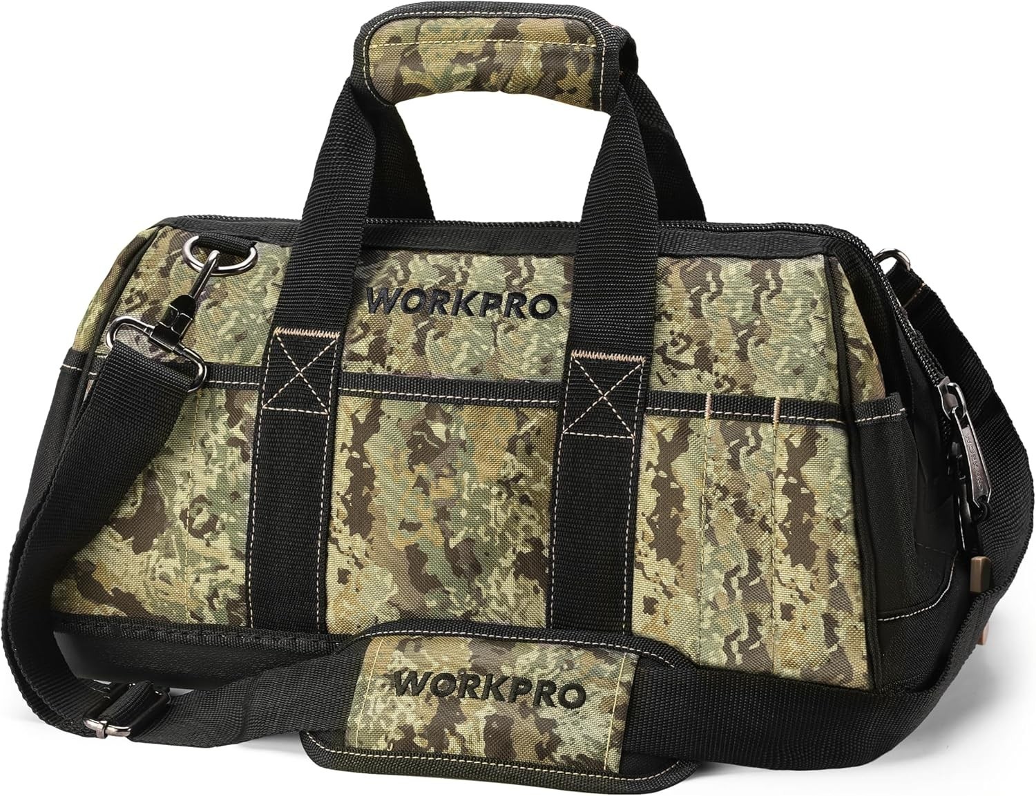 Adjustable Shoulder Strap Tool Bag with Waterproof Design and 33 lbs Capacity