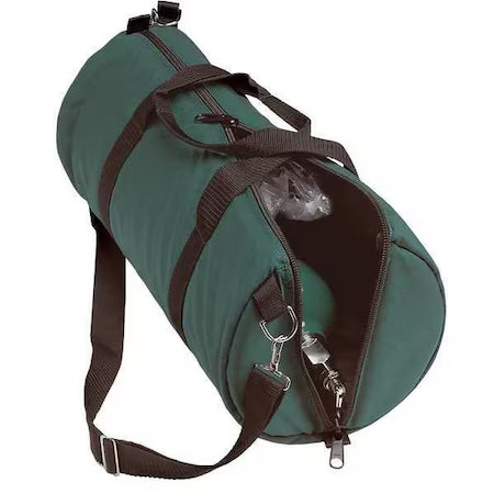 Duffel Bag, Cordura Nylon, 21 1/2 In L, 21 1/2 In W, Green, 84414 Bag Only