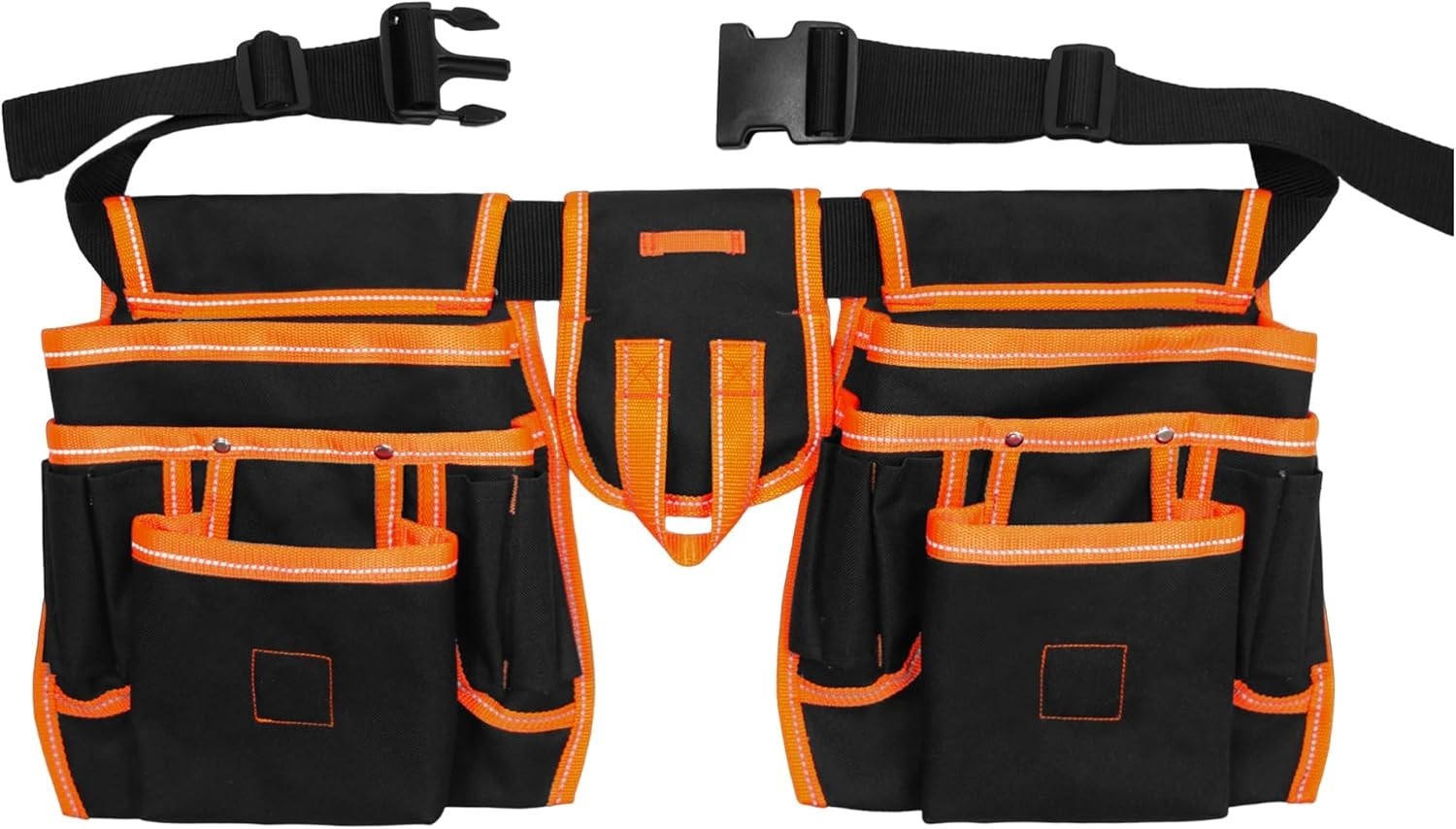 Tool Belt,Magnetic Tool Pouch,27-Pockets Heavy Duty Padded Tool Belts for Men,De