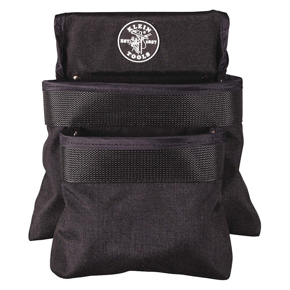 KLEIN TOOLS 5702 Black,Tool Pouch,Ballistic Nylon 2DFV4