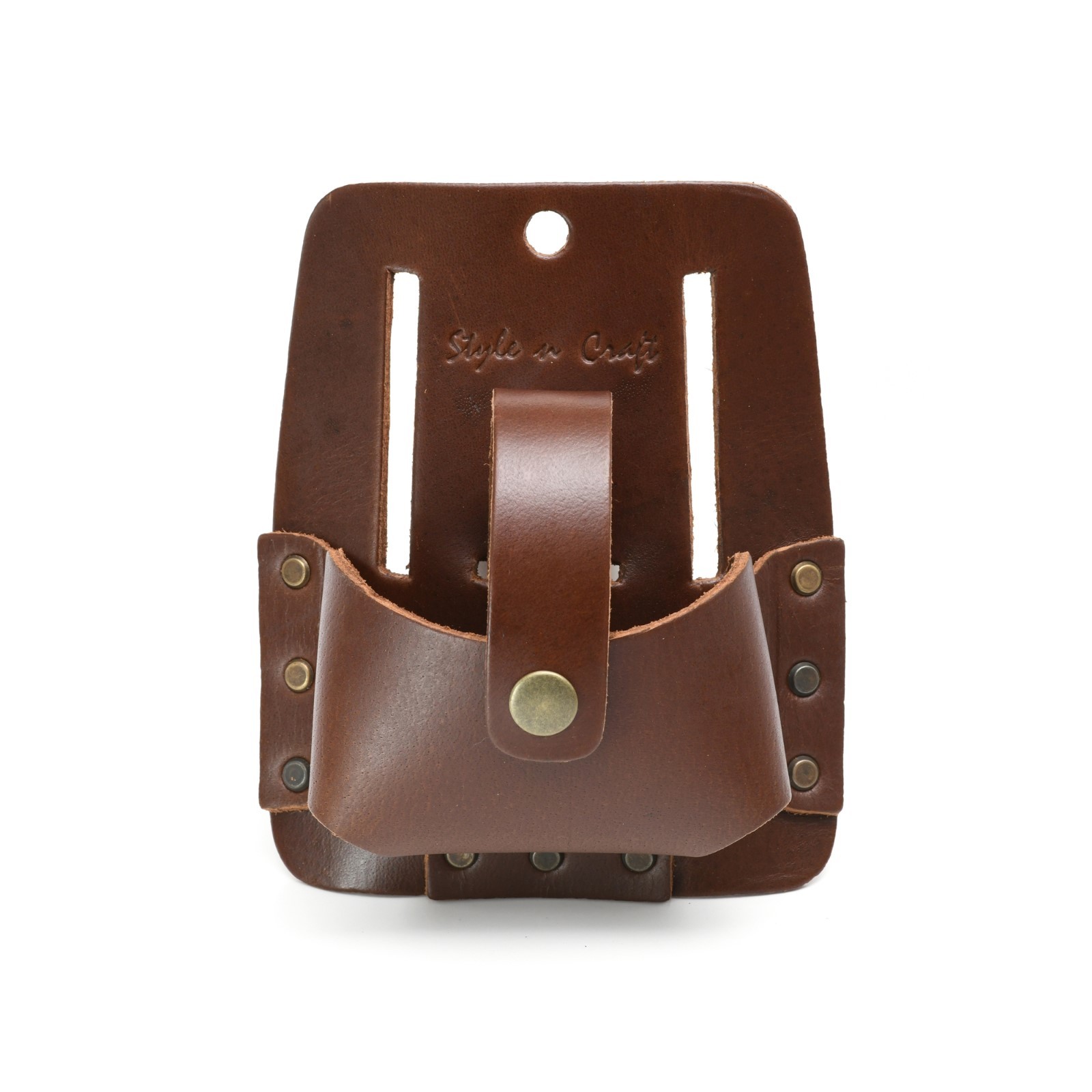 Style n Craft 98014 – Extra Large Tape Holder in Heavy Top Grain Leather