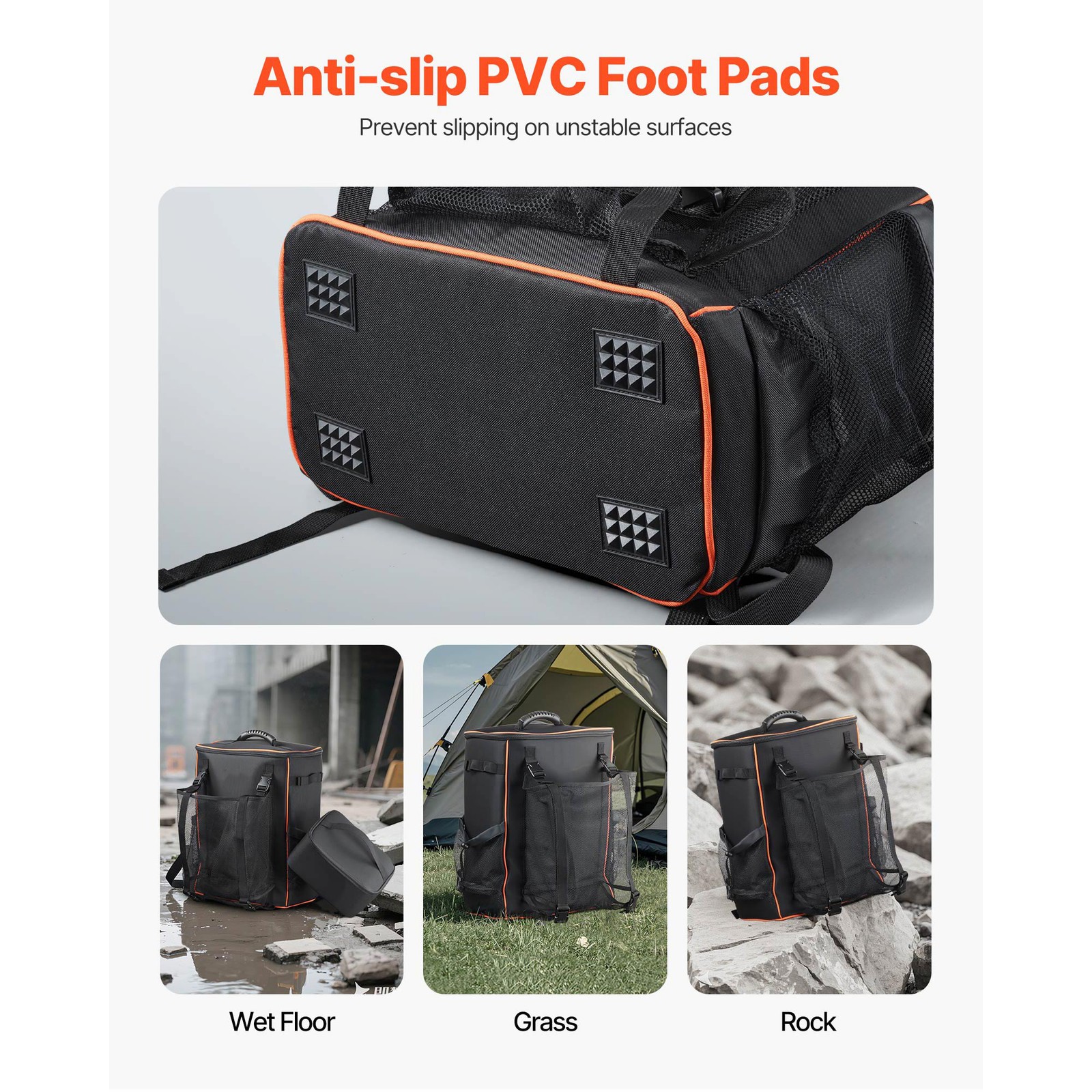 35.6L Welding Backpack 600D Polyester Welder Backpack for Tools and Helmet