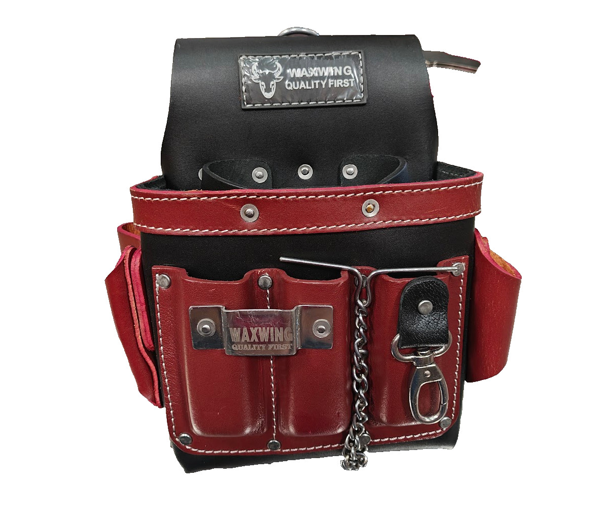WAXWING Black & Maroon Electrician Tool Bag
