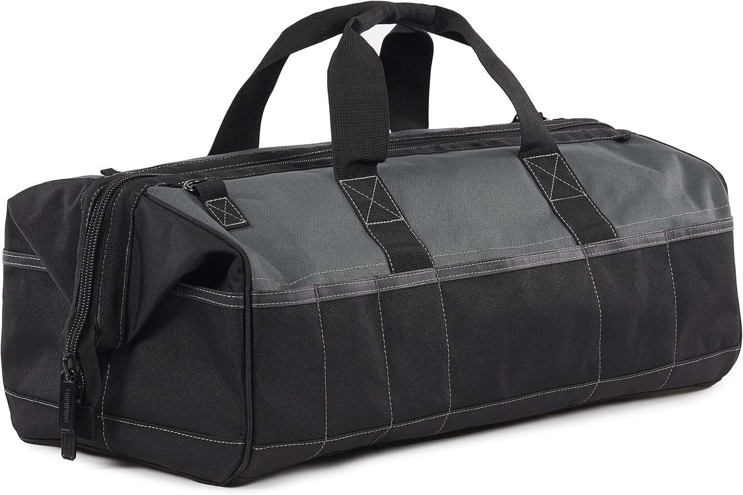 – 24″ Builder Tool Bag, Heavy-Duty 1680D Ballistic Fabric Wide-Opening Bag with