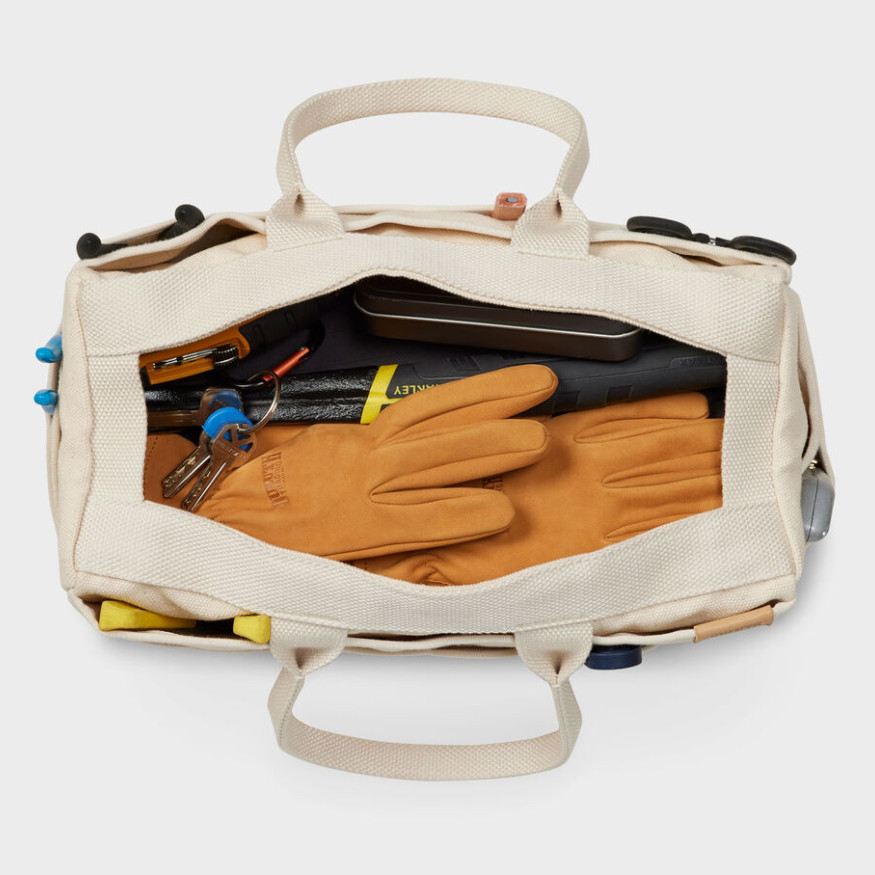 NEW Duluth Trading Makers Rigger’s Tool Bag Heavy Duty Canvas Putty Heather Tote