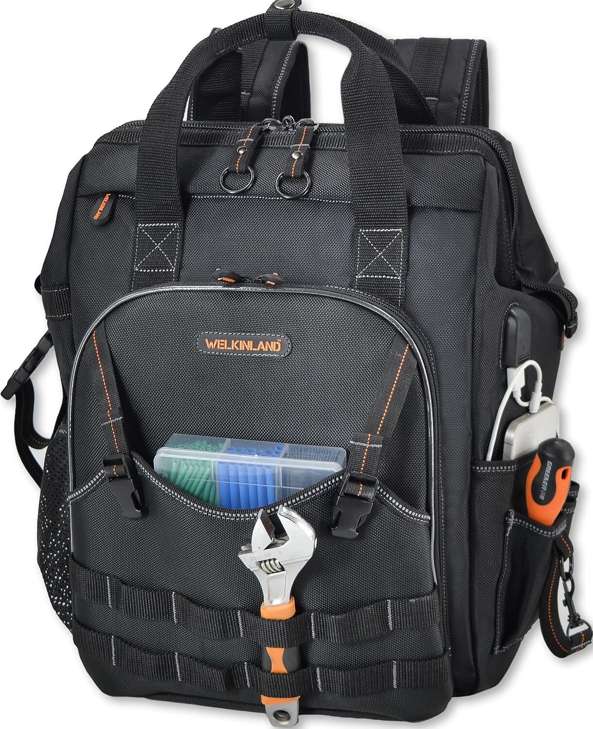 WELKINLAND 55 BAG TOOLS BACKPACK, TOOLS BAGS BACKPACK