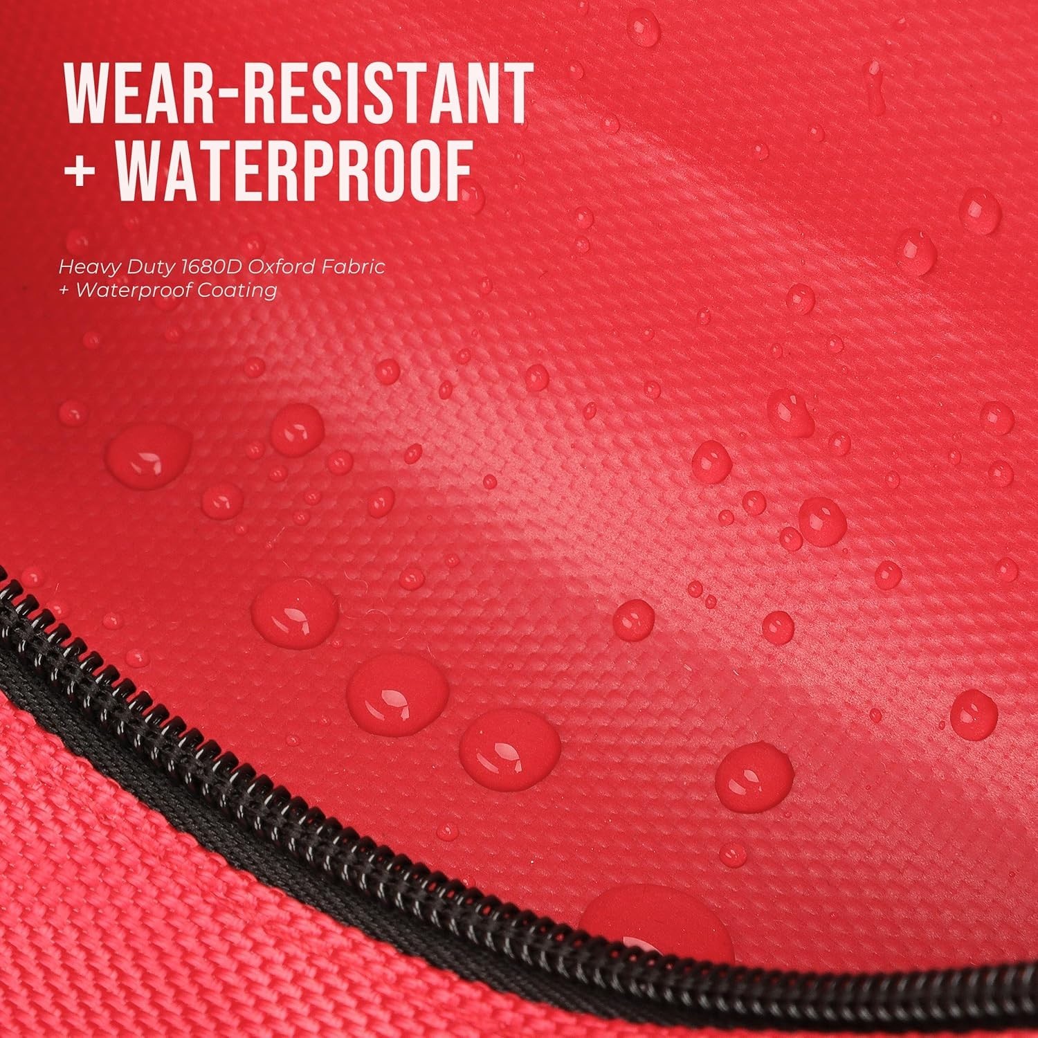 1680D Oxford Fabric Tool Bags 5 Pack Waterproof Zipper Pouches for Professionals