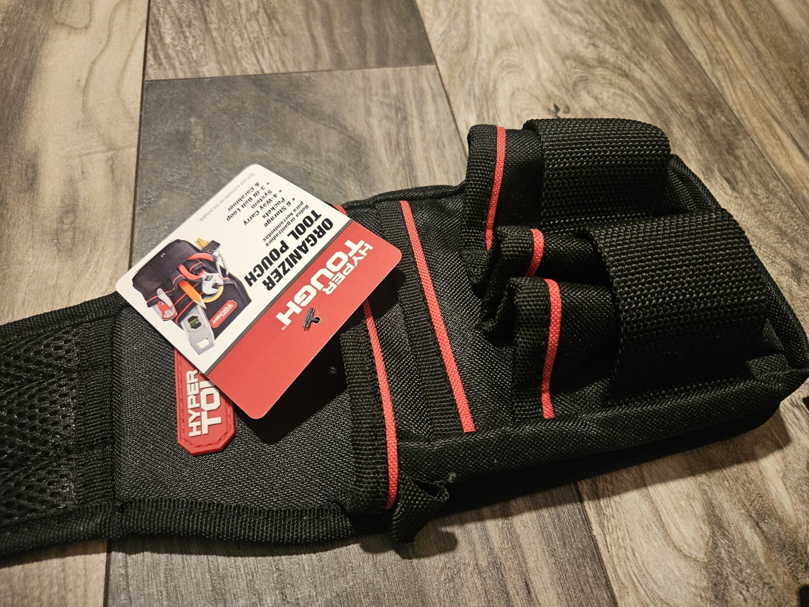 Hyper Tough Tool Pouch Organizer Black