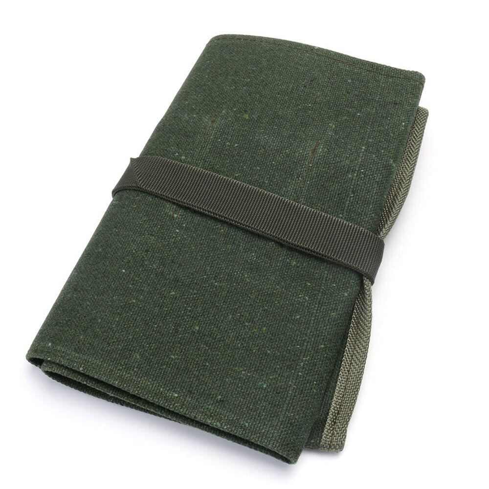 10 Pockets Canvas Spanner Wrench Tool Roll Up Storage bag Organizer Pouches AJ#