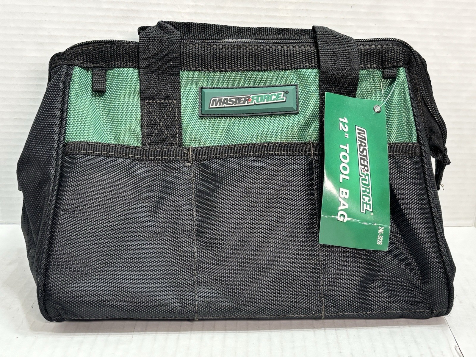 Masterforce 12” Tool Bag Heavy Duty 1680D Organizer Tote NWT 246-3228