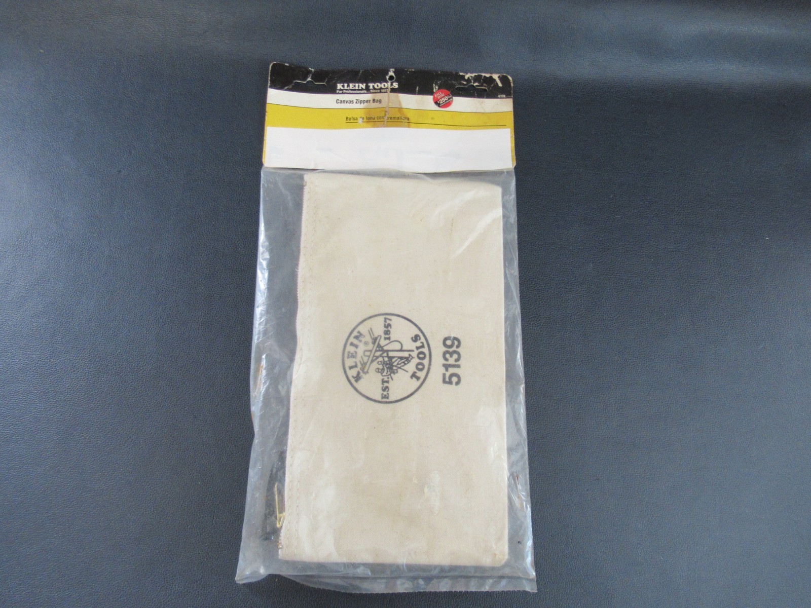 Klein Canvas Tool Bag #5139 White New