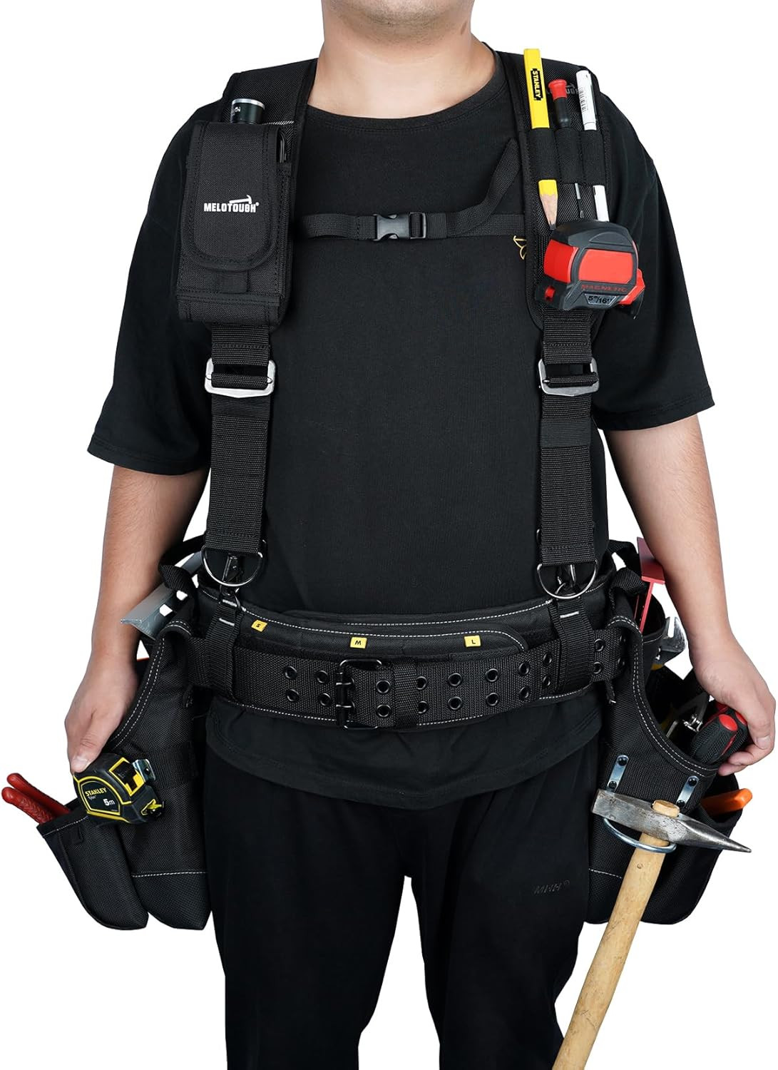 Tool Belt with Suspenders Tool Bag Supenders Framers Comb Apron Tool Belt Constr