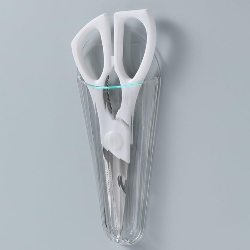 2 PCS Wall Mounted Scissor Holder Sturdy Shear Organizer Office Adhesive