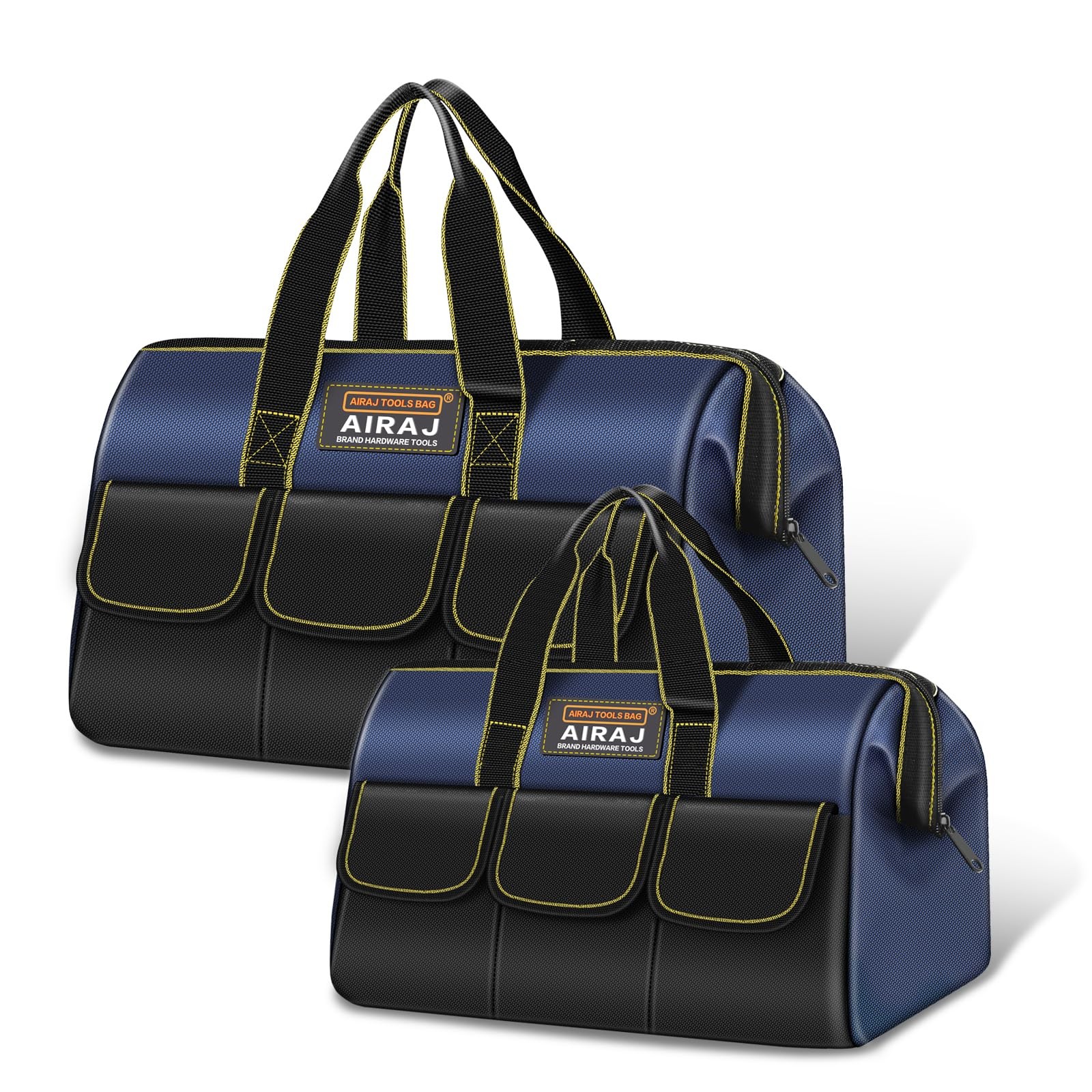 Tool Bag 2 Pack Set 18 And 14 Inch Portable Storage Wide Mouth Tote