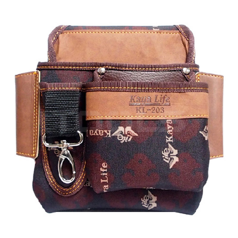 Carpenter Soft Leather Tool Pouch Case Kaya KL203~206 Tools Utility Pockets