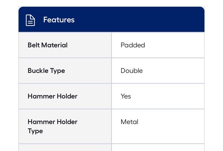 AWP HP General Construction Polyester Tool Rig