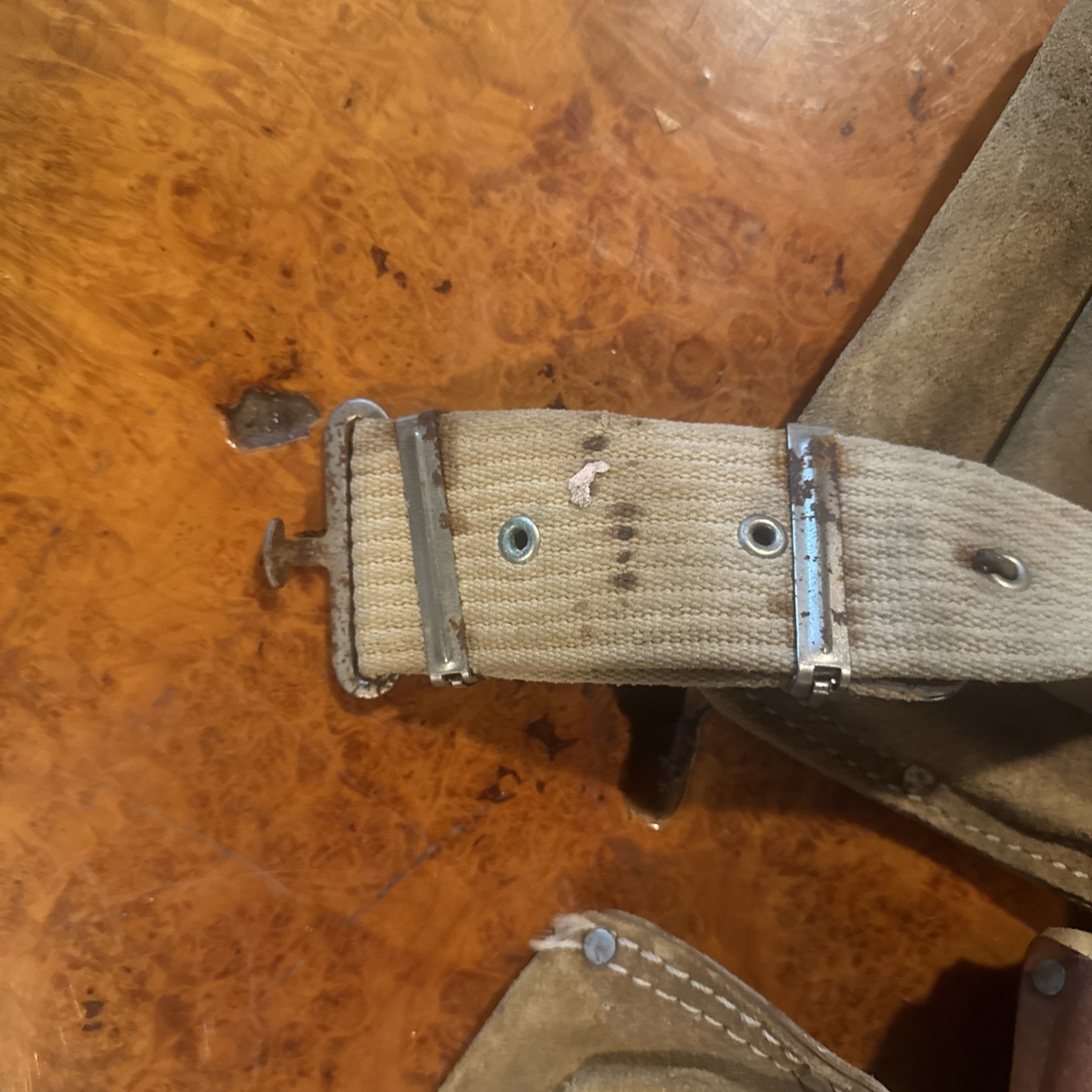 Nicholas Carpenter Apron 427 Multi Pocket Leather Adjust Tool Belt USED
