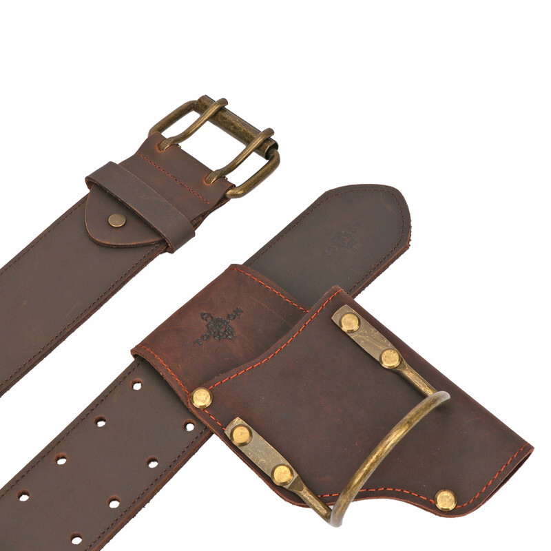 TOURBON 2-in-1 Workshop Tools Carry Belt Holster for Axe/Hammer/Wrench/Pliers US
