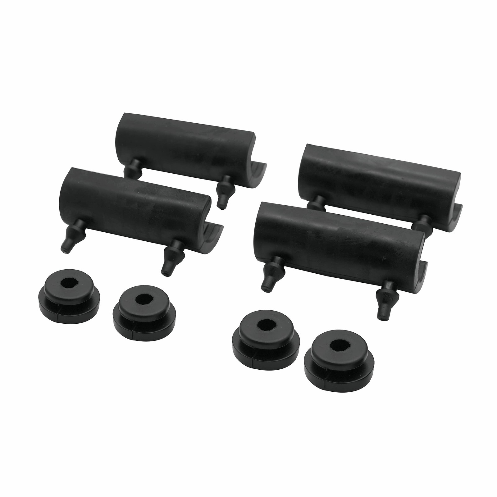 Rubber Grommet Support Cushion Fit for Harley Saddlebag One Size, Black
