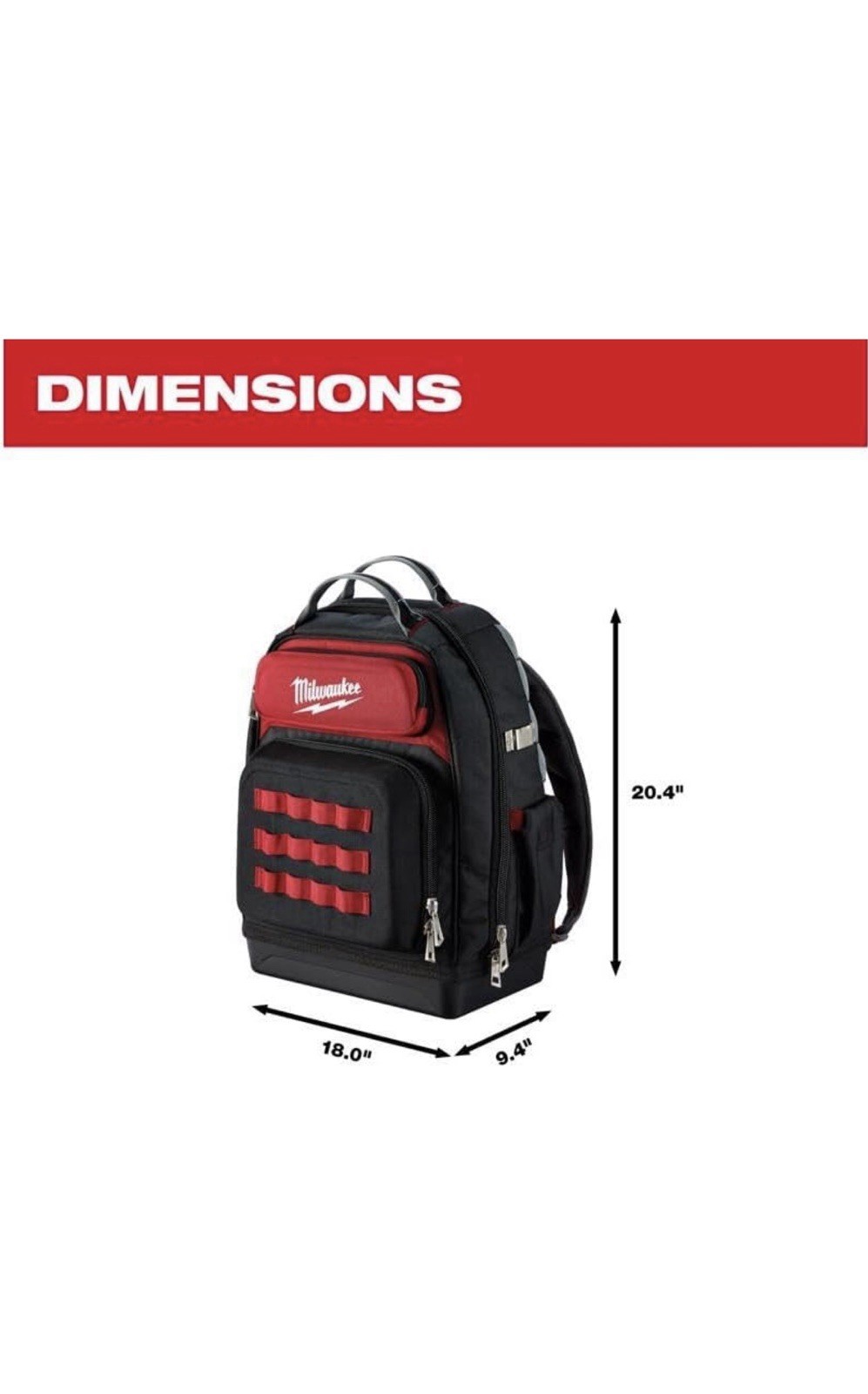Milwaukee 48-22-8201 Ultimate Jobsite Backpack