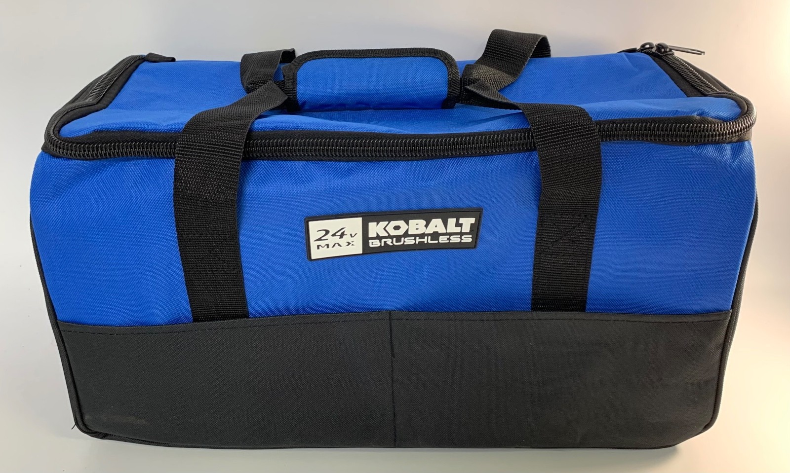 Genuine Kobalt Blue Black Polyester 18.5-inch Heavy Duty Tool Bag