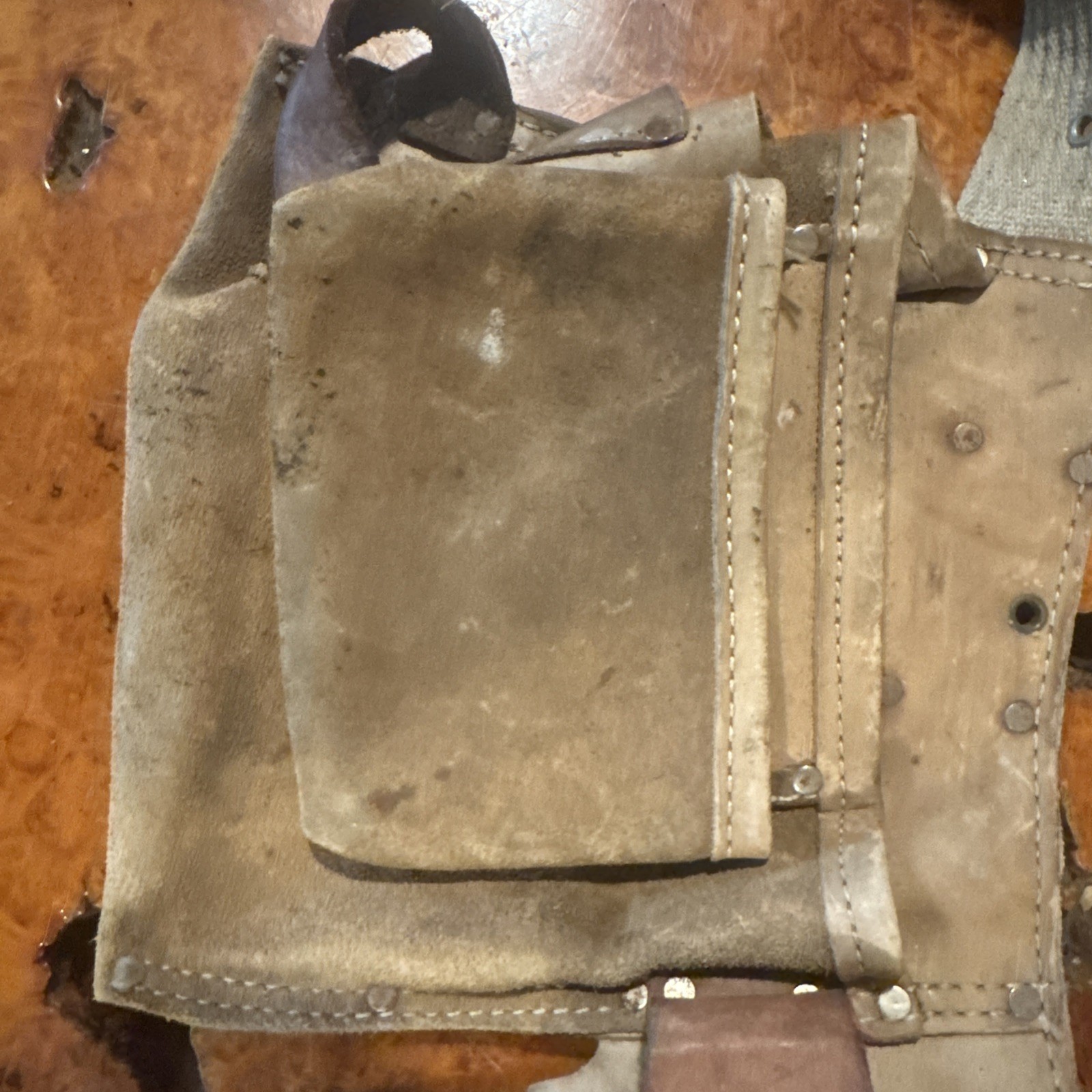 Nicholas Carpenter Apron 427 Multi Pocket Leather Adjust Tool Belt USED