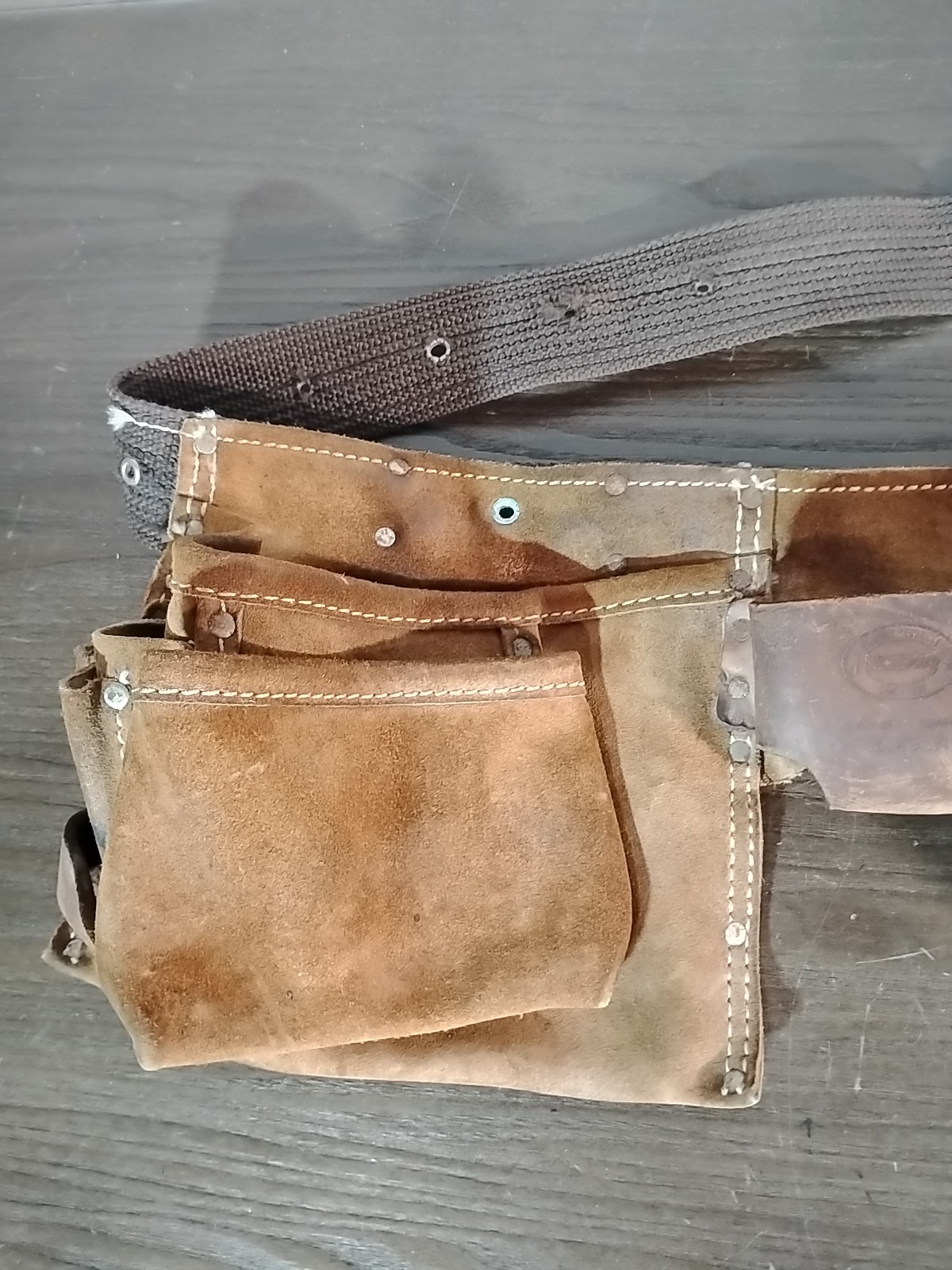 Nicholas Heavy Split Cowhide No. 490X Tool Belt – USA Vintage Carpenter’s Belt