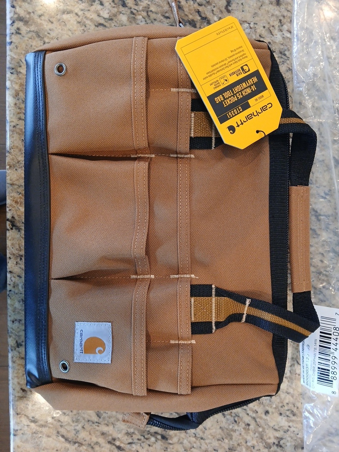 Carhartt 14 Inch Heavyweight Tool Bag with 26 Pockets, NWT