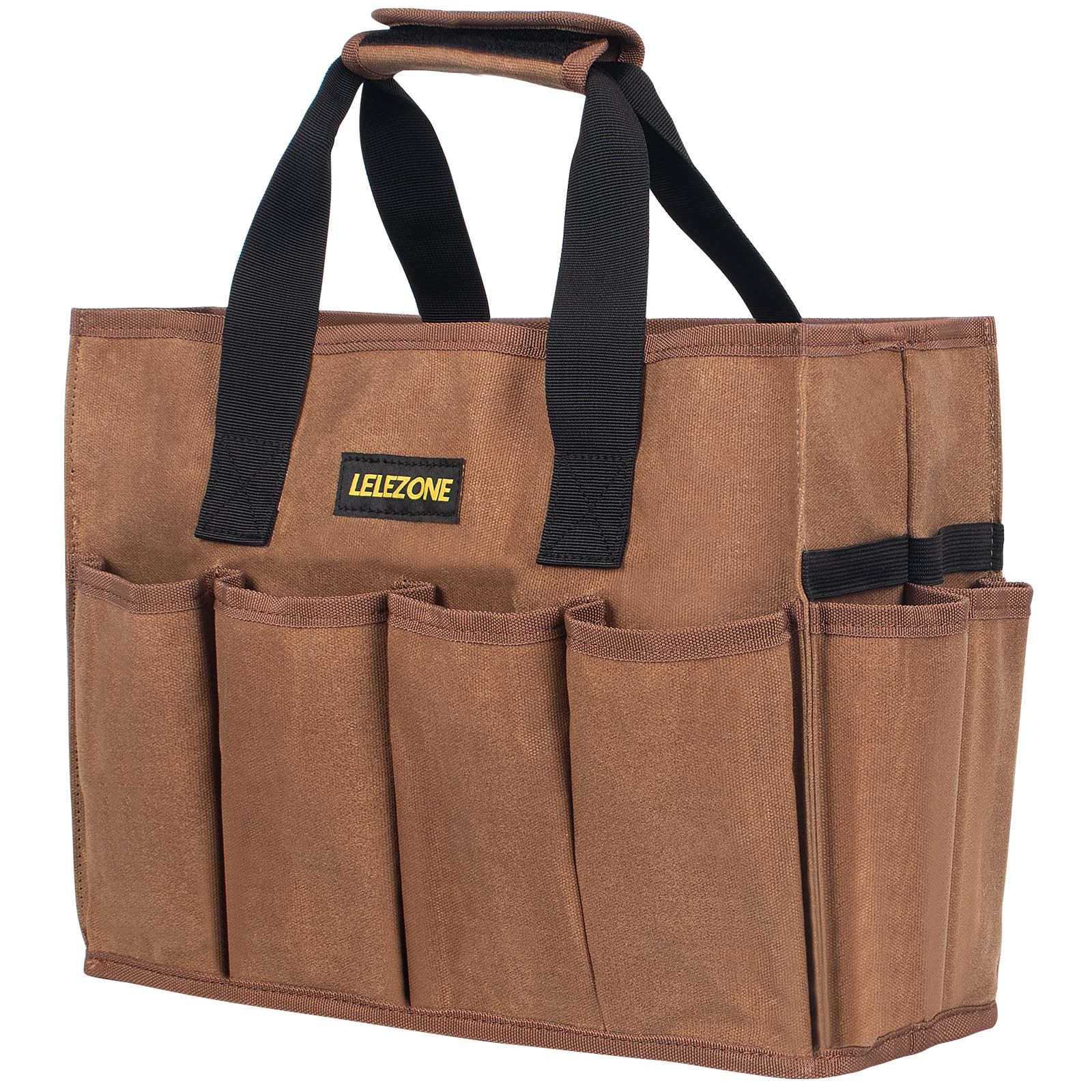 Tool Bag 16 oz. Waxed Canvas Tool Bag Large Capacity Tool Storage Tote comes …