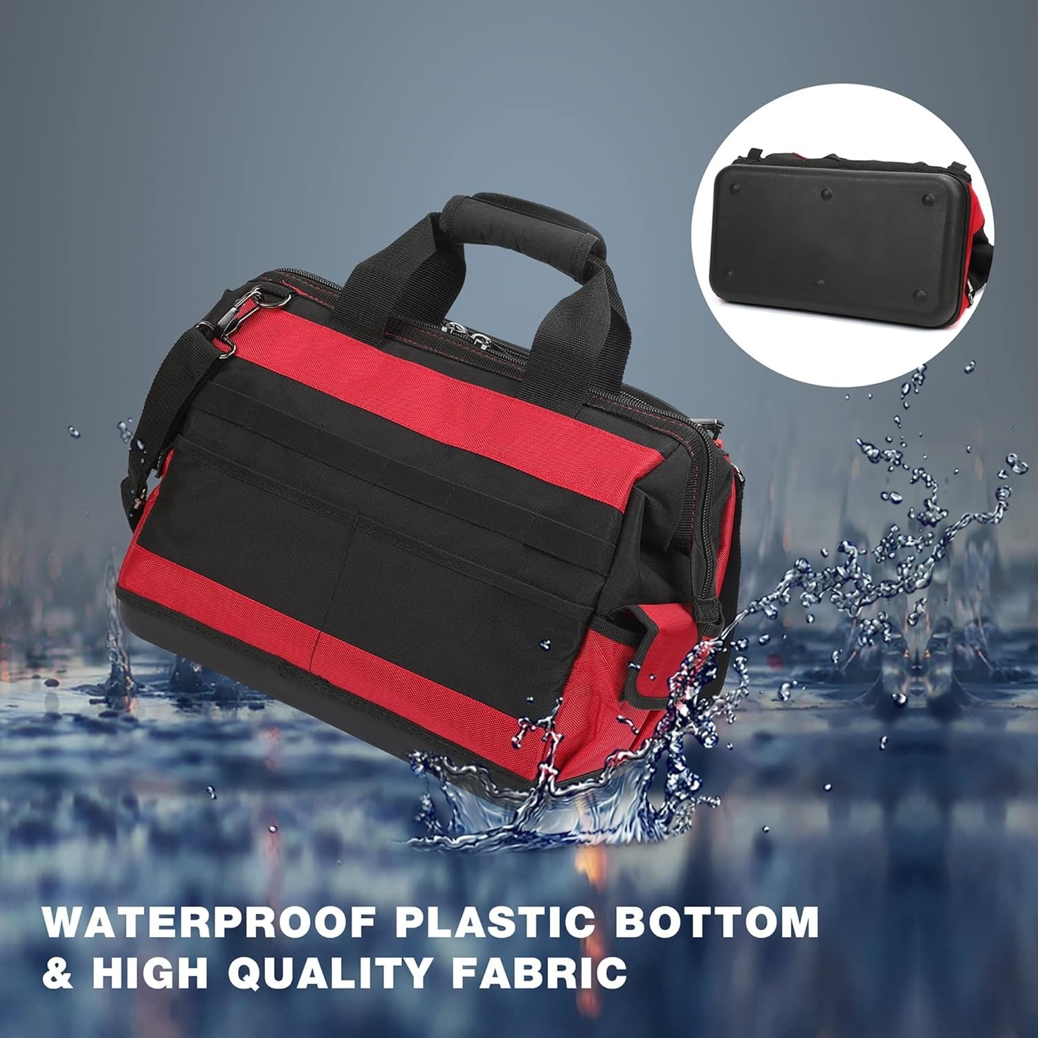 16″ Tool Bag with Adjustable Shoulder Strap