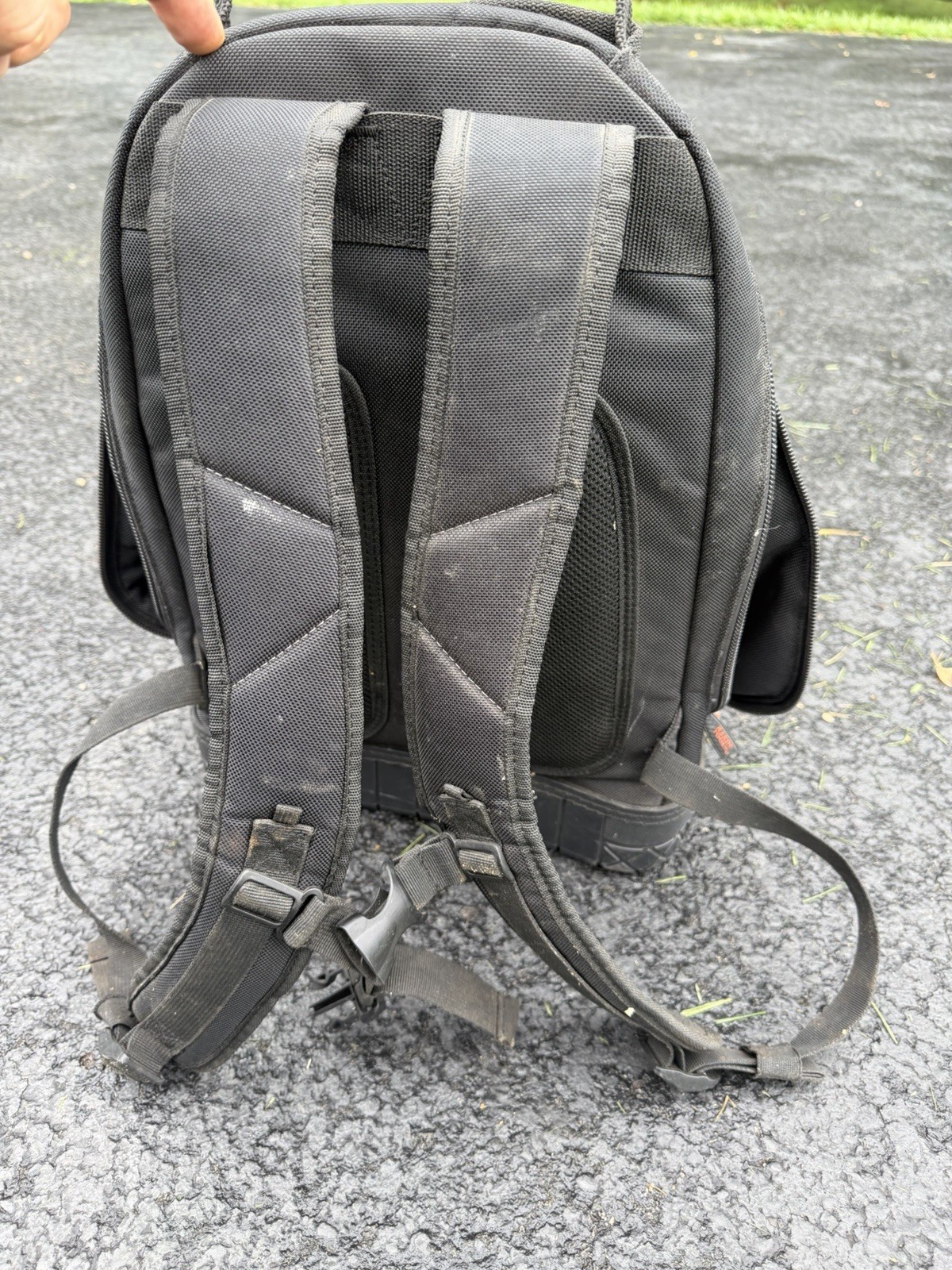 Klein Tools Tradesman Pro Nylon Tool Backpack used good shape