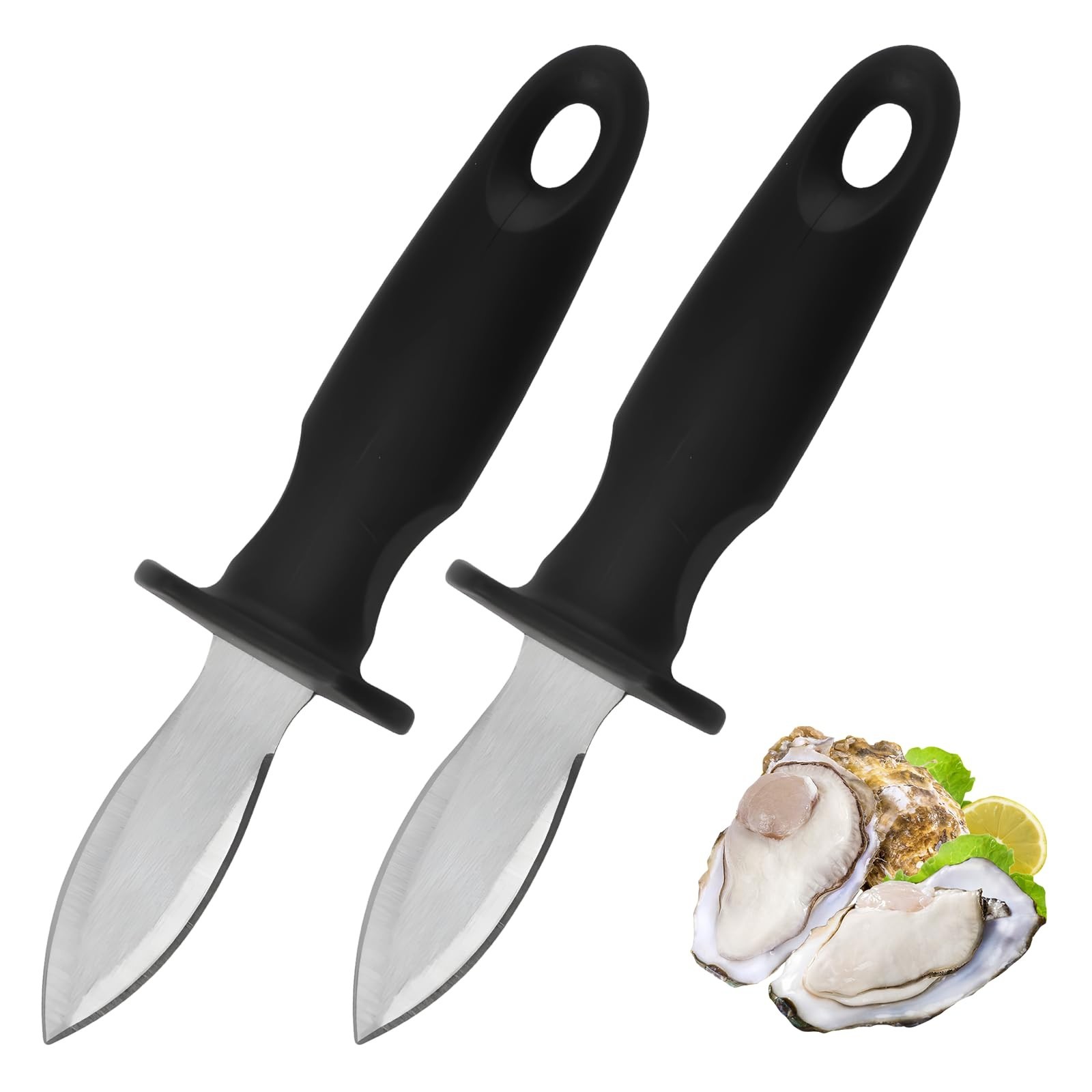 Oyster Shucking Tool Set – 2 Pack, Perfect for Clams, Mussels, Scallops & Shellf