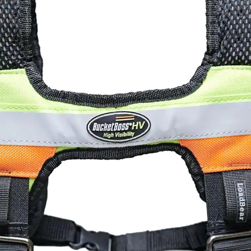 Suspension Rig 29-Pockets, 3-Bag Framer’s Tool Belt Hi-Visibility w/ Suspenders