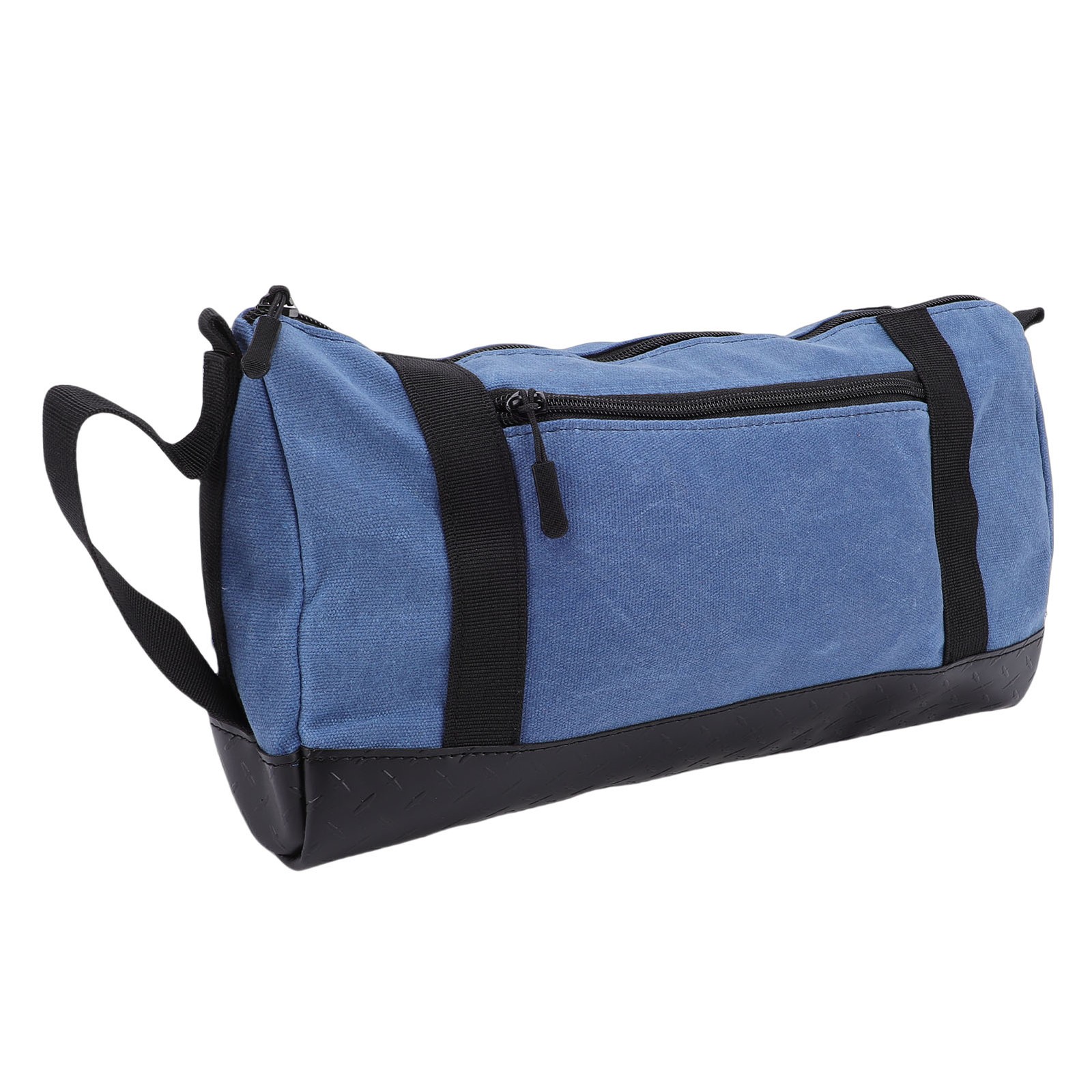 Canvas Wide Mouth Tool Bag Versatile For Gardeners Blue/Black Easy To Use