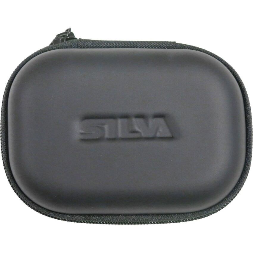 Silva Compass Case Hard Outer Shell Soft Interior Mesh Storage Zipper Closure
