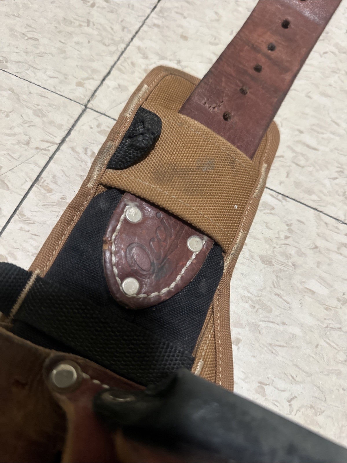 Occidental Leather Padded Toolbelt With Hammer Holder & Tape Holder