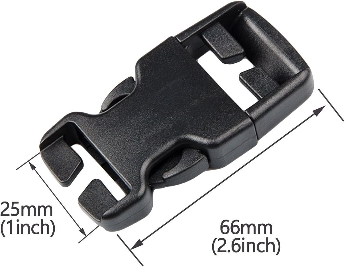 Plastic Buckle Repair Kit Quick Release Buckles No Sewing Needed for Backpack…