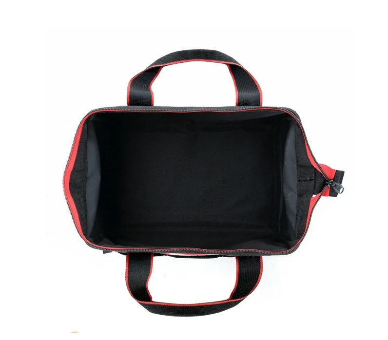 2 PACK Hyper Tough 12-inch Polyester Tool Bag, with Full-Length Zipper
