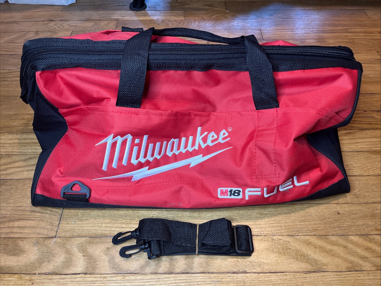 New Large FUEL Milwaukee 22″ Heavy Duty Canvas Tool Bag/Case, M18 12 14 18 Volt