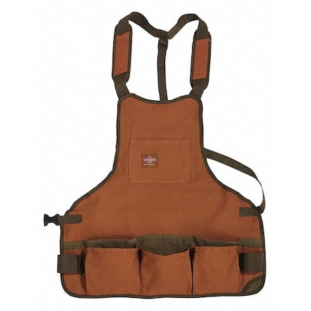 Bucket Boss 80200 Tool Apron, Tool Apron, Brown, Canvas, 16 Pockets