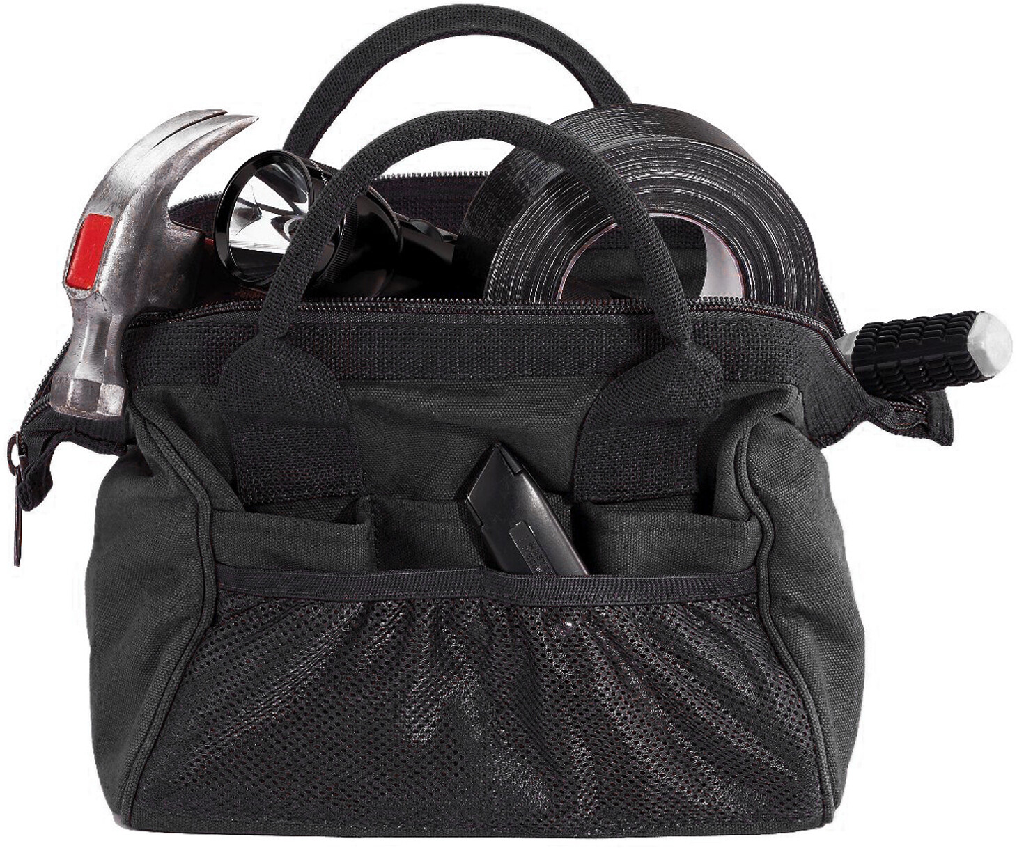 Rothco Canvas Platoon Tool Bag Wide-Mouth Large Heavy Duty Work Carry Tote