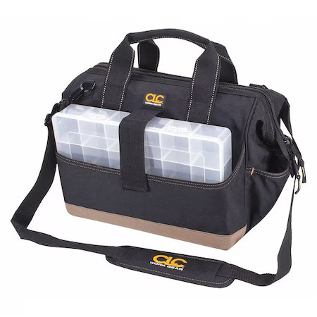 Clc Work Gear 1139 Tool Bag, Black, Polyester, 23 Pockets