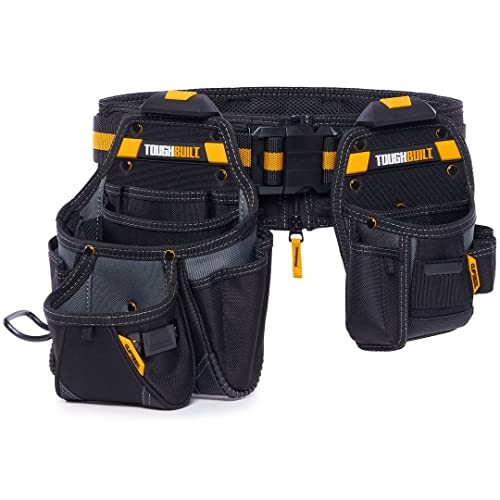 TOUGHBUILT CLIPTECH SERIES 3-PIECE HANDYMAN TOOL BELT SET TB-CT-111-CP BLK