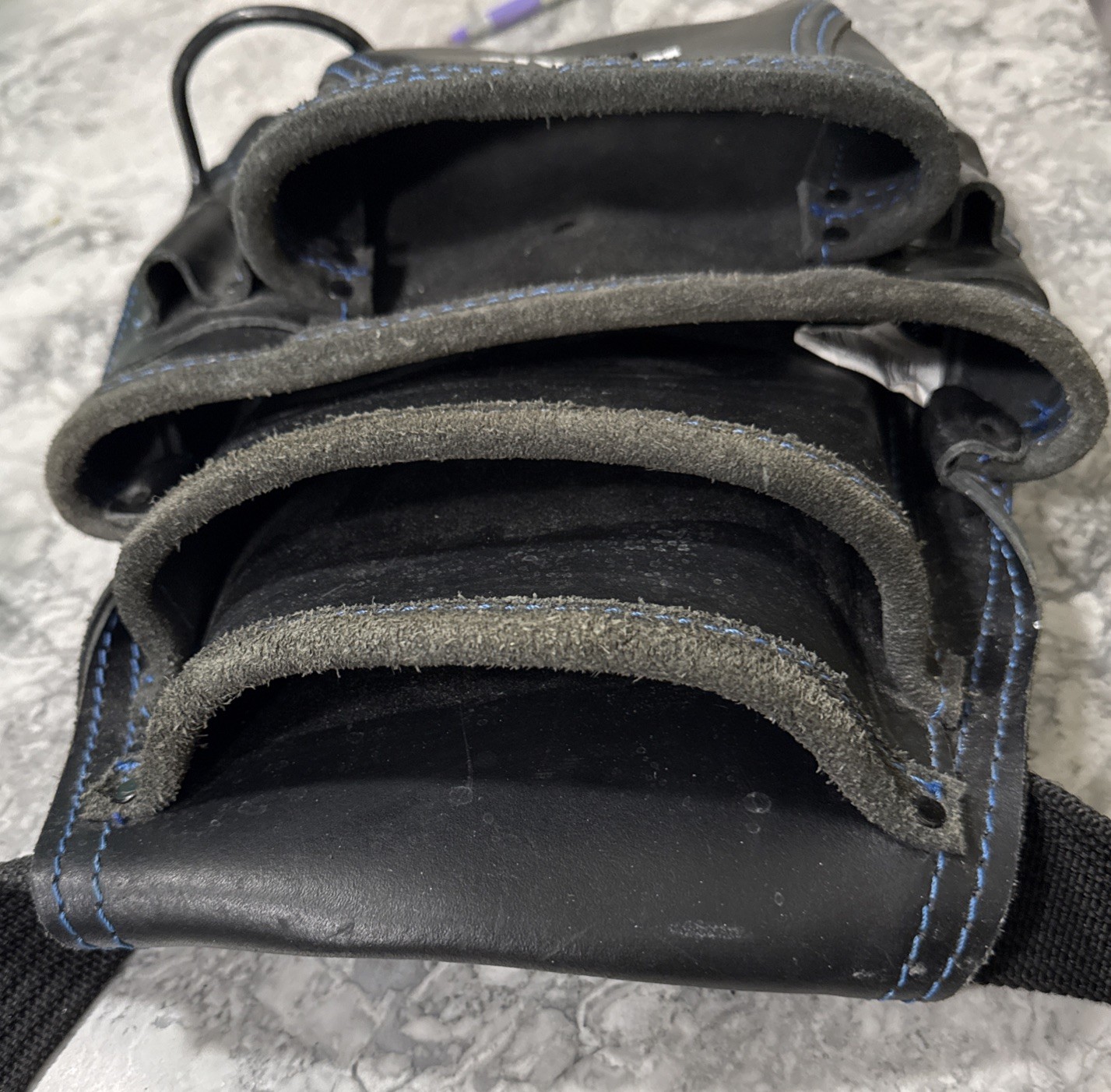 Kobalt Classic Leather Nail & Tool Utility Belt Bag / Pouch 10 Pockets KB6923