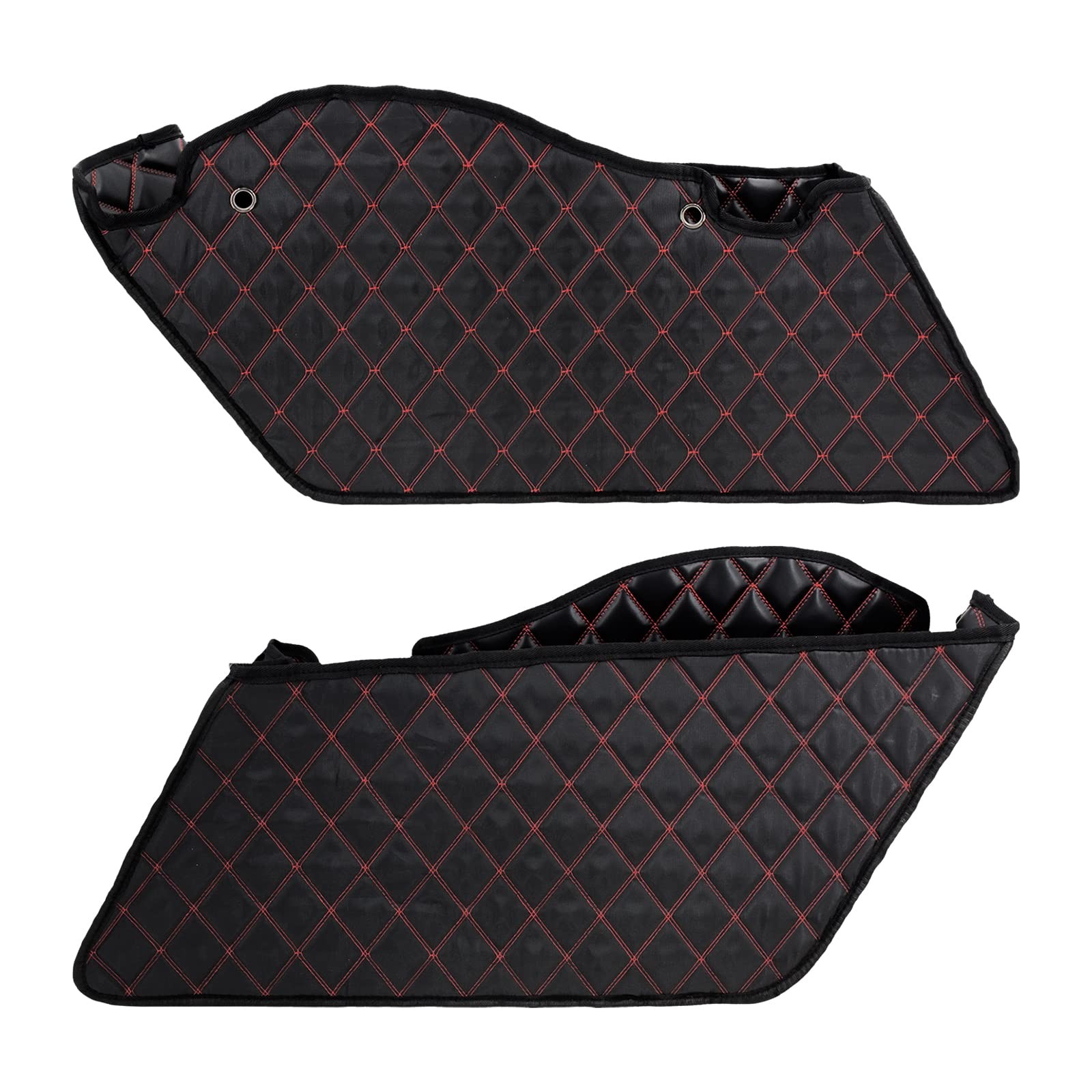 Non-Stretched Saddlebag Liners Inserts Red Thread with Harley Touring Electra…