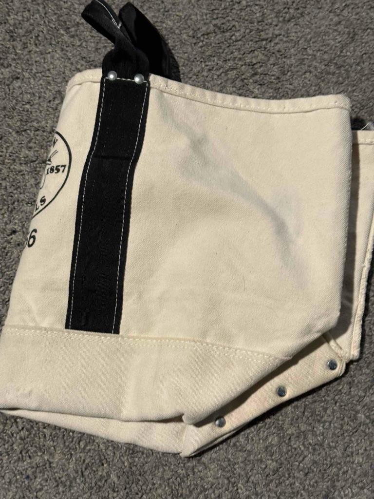 Klein Tools Canvas Bag 5156 Canvas Tool Tote Carry Bag USA Free Shipping