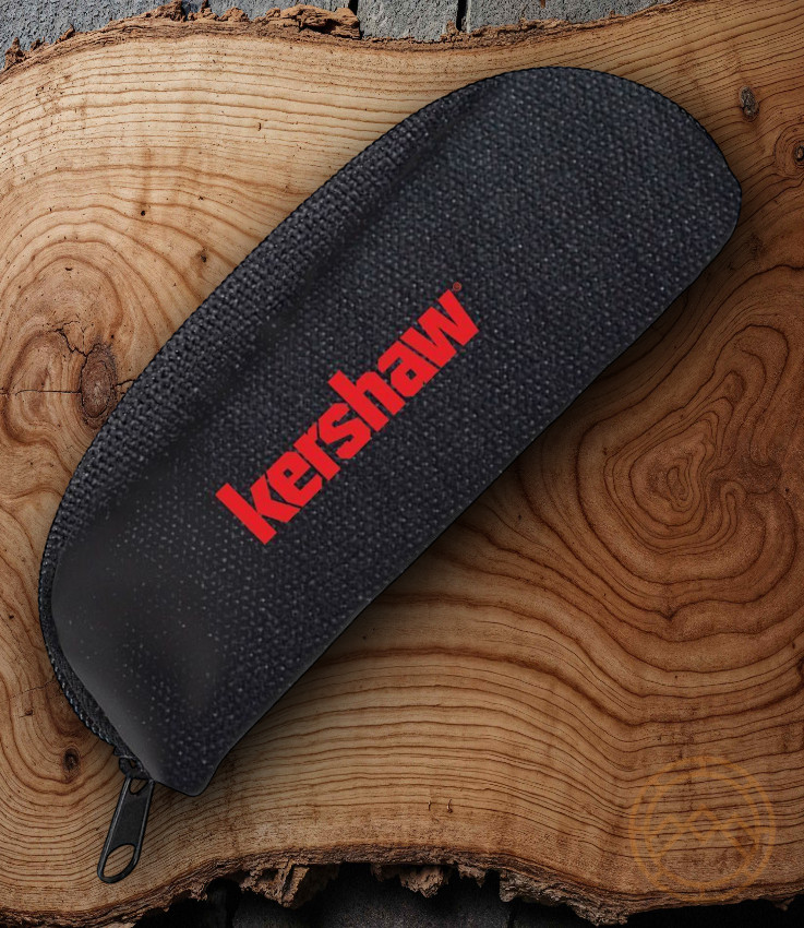 Kershaw Knife Pouch Cordura Soft Faux Sheepskin Holds Any 5.25″ Overall Folder