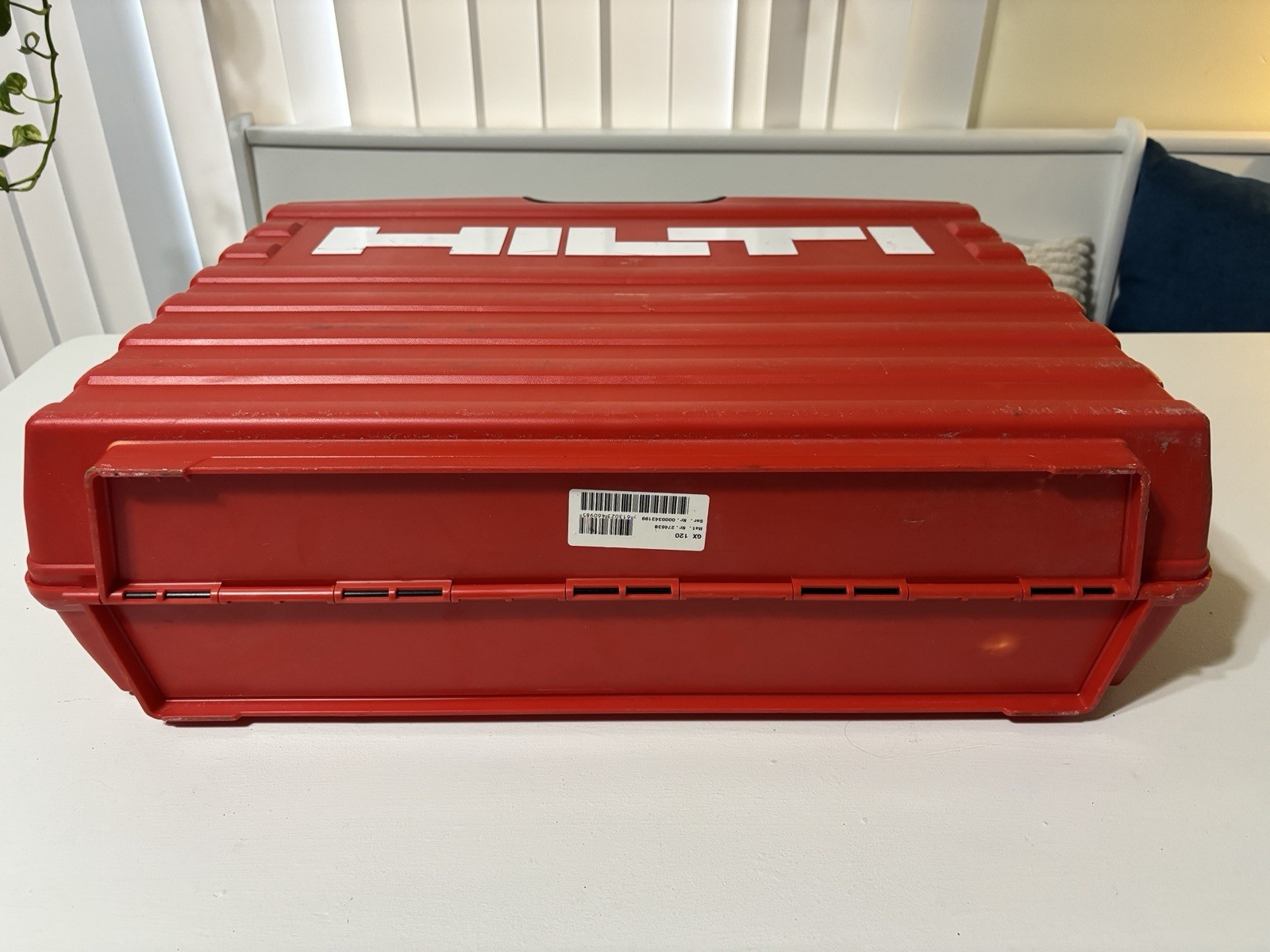Hilti GX 120 OEM Hard Case Empty Tool Storage Carrying Case Red